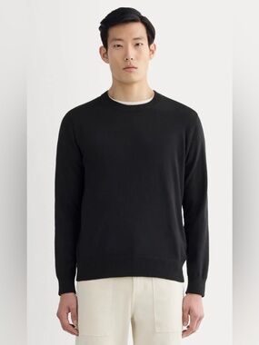 New Everlane THE NO-SWEAT SWEATER uniform in Black Size S